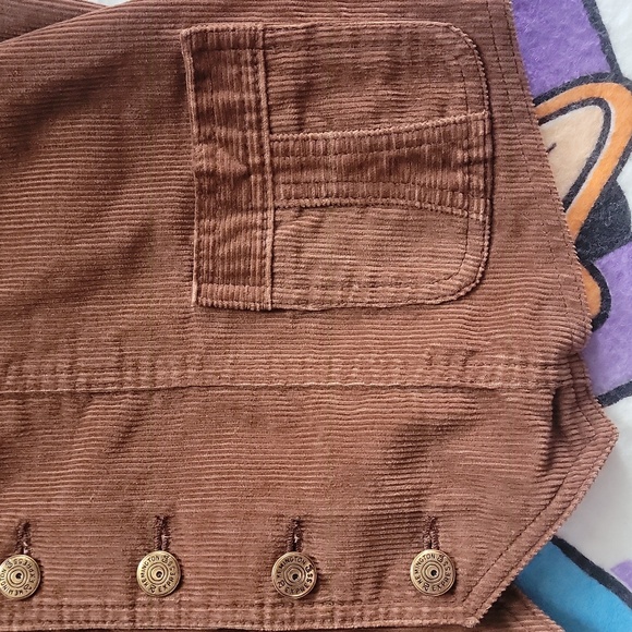 Vintage Sears Corduroy Brown Vest - Picture 4 of 6